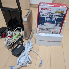 BUFFALO WiFi 2個 中継器1個の画像