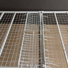 コンセント付き　シングルベッド　パイプベッド　　の画像