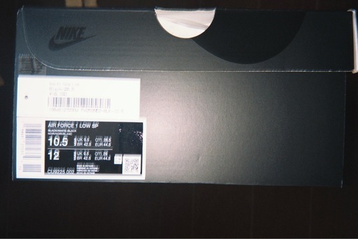 Supreme×Nike Air Force1 Low Black 28.5cm