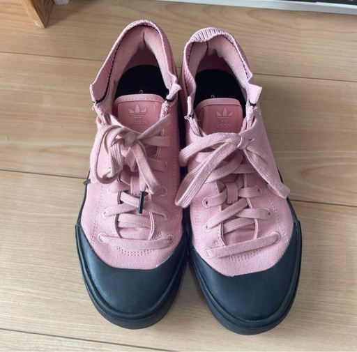 adidas ピンク　厚底スニーカー　25cm