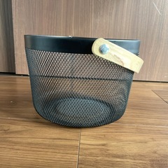 鉄製編みカゴ　2個セットの画像