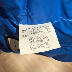 キッズ　ノースフェイス　ダウンベストの画像