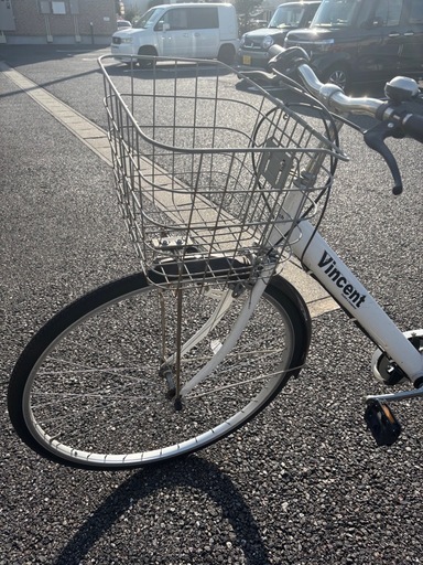 カゴ付き自転車