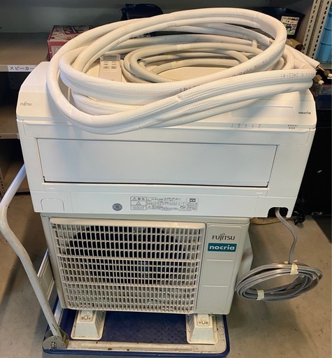 商談中　※ ルームエアコン　FUJITSU 富士通 AS-W223NBK 冷房2.2kW/暖房2.5kW兼用　主に6畳用　100V リモコンあり　2024年製　動作品