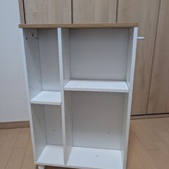 トイレ収納 キャスター付きラックの画像