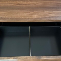 LOWYA テレビボード 幅180cm ナチュラル木目 美品 収納力◎の画像