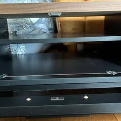 LOWYA テレビボード 幅180cm ナチュラル木目 美品 収納力◎の画像