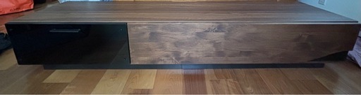 LOWYA テレビボード 幅180cm ナチュラル木目 美品 収納力◎