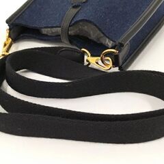 【A-220】HERMES ショルダーバッグ エヴリンTPM ネイビー フェルト Y刻印の画像