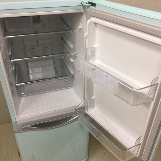  25062  一人暮らし2D冷蔵庫　レトロかわいい DAEWOO 2018年製 150L ◆大阪市内・東大阪市他 6,000円以上ご