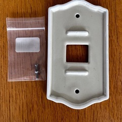 陶器スイッチプレート2個セット
の画像