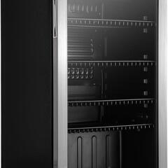冷蔵庫 93L おしゃれ コンプレッサー式 小型 透明ガラスドアの画像