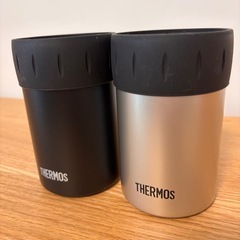 サーモス　THERMOS　保冷缶ホルダー　2個セット　ステンレスの画像