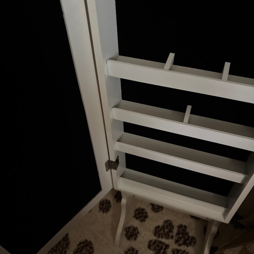 未使用品　ニトリ 【アクセサリー収納】スタンドミラー　SOFIA HS(ホワイト)