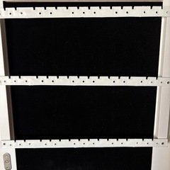未使用品　ニトリ 【アクセサリー収納】スタンドミラー　SOFIA HS(ホワイト)の画像