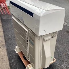 A712♠️FUJITSU AS-A228H 富士通 noria ノクリア ルームエアコン おもに6畳用 2018年製の画像