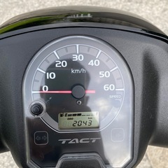 ホンダ タクト AF79、走行距離 2043km。の画像