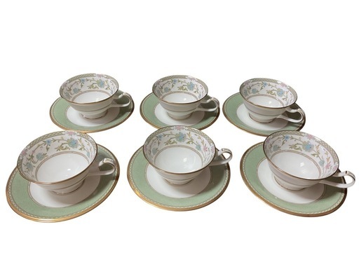Noritake ノリタケ ヨシノ YOSHINO カップ&ソーサー 6客セット