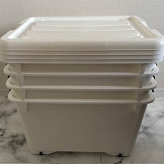 オットマン タンス ランドリーバスケット ゴミ箱　ケース4こ4個 の画像