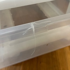 【無料】衣装ケース5段付き　※1箇所ワレありの画像