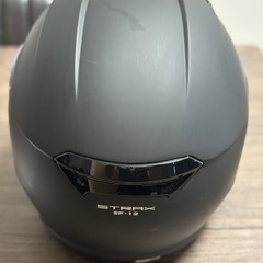 STRAX SF-12 ヘルメット Lサイズ　マットブラック　ほぼ未使用　リード工業の画像
