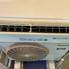 ※　 ルームエアコン　Panasonic パナソニック　CS-J221D-W 冷房2.2kW/暖房2.2kW兼用　主に6畳用　100V リモコンあり　2021年製　動作品の画像