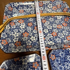【新品未使用】持ち手付き大皿＋小皿5枚セットの画像