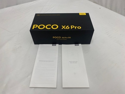 美品　POCO X6 PRO 12GB RAM 512GB ROM ブラック 