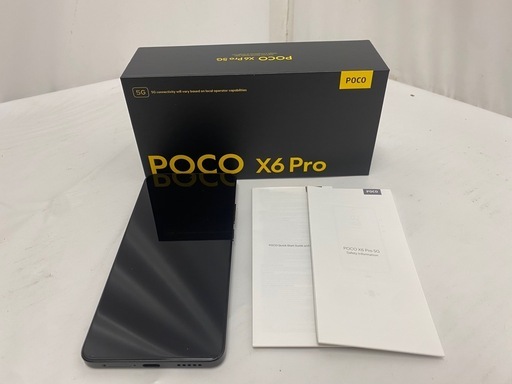 美品　POCO X6 PRO 12GB RAM 512GB ROM ブラック
