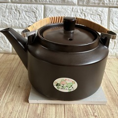 【未使用】　 土瓶 (漢方薬煎治土瓶) 母こころ　直火OK 1500ccの画像