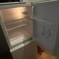 【10/3指定】2ドア冷蔵庫106Lの画像