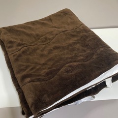 比較的美品！　敷パッド　敷きパッド　シングル　冬用　ブラウン　布団　ニトリの画像