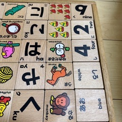 ひらがな すうじ いろ 木製パズルの画像