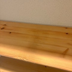 無印良品　パイン材ユニットシェルフの画像