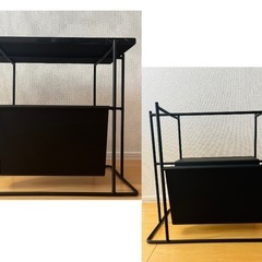 BoConcept ボーコンセプト パリス サイドテーブル インナーマガジンラックの画像