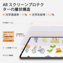 【新品・未使用】iPad Air11用 保護フィルム 2枚セット M3第7世代 M2第6世代対応 ブルーライトカット アンチグレア 反射防止 指紋防止 気泡レスの画像