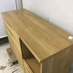  25052  キッチンカウンター　食器棚　カウンターボード　幅120cm アデペシュ   ◆大阪市内・東大阪市他 6,000円以上ご購入で無料配達いたします！◆ ※高槻・枚方方面◆西宮・尼崎方面◆生駒方面　それぞれ条件付き無料配送あり！            の画像