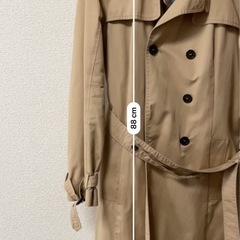 ZARA BASICトレンチコートの画像