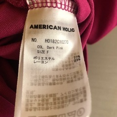 AMERICAN HOLIC カットソーの画像
