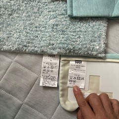 ニトリ　トイレマット3点セットの画像