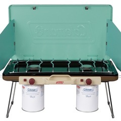 コールマン IL パワーハウス LP ツーバーナーストーブⅡ（インディゴ） キャンプ用品の画像