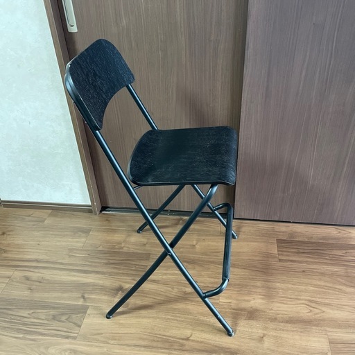 IKEA ハイチェア 黒 椅子 スツール カウンターチェアフランクリン 74cm FRANKLIN フランクリン カウンターチェア 背もたれ付き