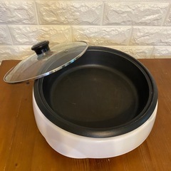 グリル鍋 1200W フッ素樹脂 ダイヤル式温度調節の画像