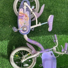 ラプンツェルの子供自転車の画像