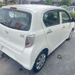 ★　ダイハツ　ミライース　L-SA★走行43700ｋｍ★衝突軽減ブレーキ＆横滑り防止装置★人気のホワイト★車検２年取得渡し+法令点検整備付★無事故車★キーレス１年保証ポリマーコート付の画像