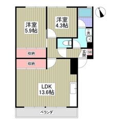 💕初期費用分割相談可🎵カップル、ファミリーにおすすめ２LD…