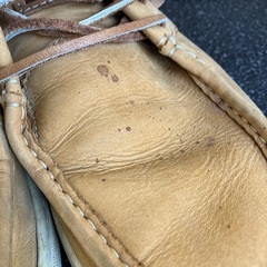 K2509-408 Timberland スニーカー ヌバック レザー キャメル 26cm キズ汚れ有りの画像