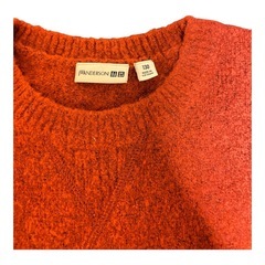 ✨【美品】UNIQLO × JW ANDERSON コラボ キッズニット 130 レッド✨の画像