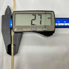 K18 デザインネックレス 2.7mm 4.8gの画像