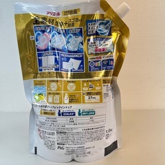 在庫4セット早い者勝ち　アリエール 洗濯洗剤 液体 除菌成分プラス 詰め替え 1,000g×3パック U27-73964の画像